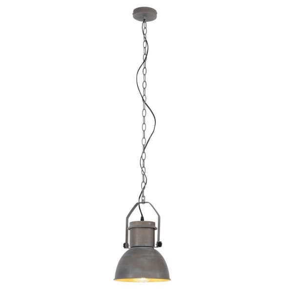BRILLIANT lampa Salford pendelljus 23 cm grå betong | 1x A60, E27, 60W, lämplig för normala lampor (ingår ej) | Skala A ++ till E | Lämplig för LED-la