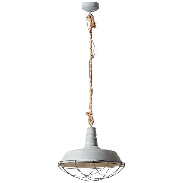 BRILLIANT lampa Rephänglampa 47 cm grå betong | 1x A60, E27, 60W, lämplig för normala lampor (ingår ej) | Skala A ++ till E | Lämplig för LED-lampor
