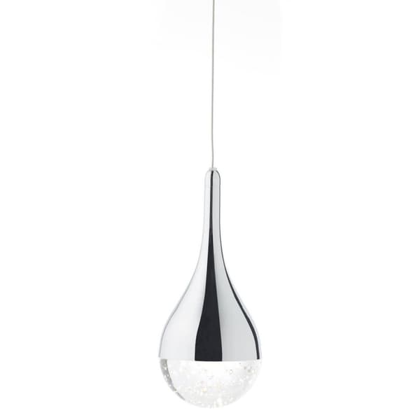 BRILLIANT lampe Frizzante LED pendel 3-flammer krom easyDim | 3x 5W LED integreret (SMD), (400lm, 3000K) | Skala A ++ til E | EasyDim: kan dæmpes med