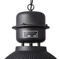 Miniatyrbild 7 av 11: BRILLIANT lampa Kiki pendelljus 48 cm svart korund | 1x A60, E27, 60W, lämplig för normala lampor (ingår ej) | Skala A ++ till E | Kedjan kan förkorta