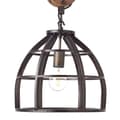 Pikkukuva 4 / 11: BRILLIANT lampuu Matrix-riippuvalaisin 34cm musta antiikki | 1x G95, E27, 60W, sopii normaaleille lampuille (ei sisälly) | Asteikko A ++ E | Ketjua vo