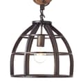 Pikkukuva 5 / 11: BRILLIANT lampuu Matrix-riippuvalaisin 34cm musta antiikki | 1x G95, E27, 60W, sopii normaaleille lampuille (ei sisälly) | Asteikko A ++ E | Ketjua vo