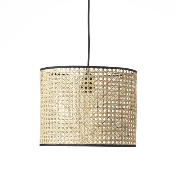 BRILLIANT lampe Wiley pendel 30 cm rattan | 1x A60, E27, 60W, egnet til normale lamper (medfølger ikke) | Skala A ++ til E | Kablet kan afkortes