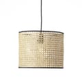 Miniatyrbillede 4 af 8: BRILLIANT lampe Wiley pendel 30 cm rattan | 1x A60, E27, 60W, egnet til normale lamper (medfølger ikke) | Skala A ++ til E | Kablet kan afkortes