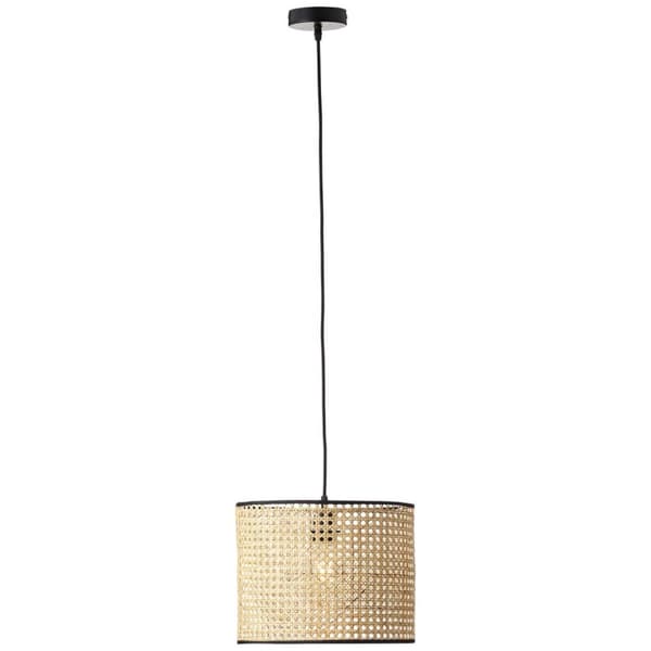 BRILLIANT lampe Wiley pendel 30 cm rattan | 1x A60, E27, 60W, egnet til normale lamper (medfølger ikke) | Skala A ++ til E | Kablet kan afkortes