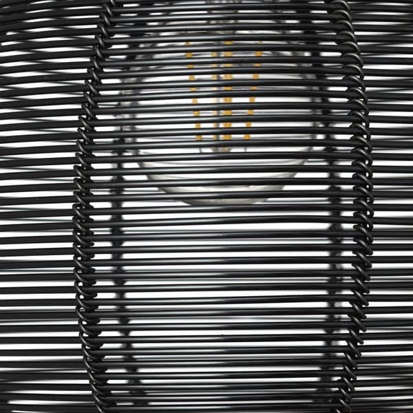 BRILLIANT lampa Sambo pendelljus 20cm svart | 1x A60, E27, 60W, lämplig för normala lampor (ingår ej) | Skala A ++ till E | Justerbar höjd / kabel kan
