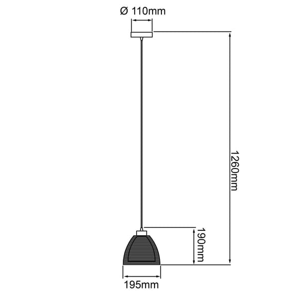 BRILLIANT lampa Avslappnad pendelljus 20 cm brons / krom | 1x A60, E27, 60W, gf normala lampor n, Ent, | Justerbar höjd / kabel kan förkortas | Lämpli