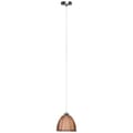 Miniatyrbild 1 av 4: BRILLIANT lampa Avslappnad pendelljus 20 cm brons / krom | 1x A60, E27, 60W, gf normala lampor n, Ent, | Justerbar höjd / kabel kan förkortas | Lämpli