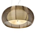 Miniatyrbillede 3 af 8: BRILLIANT lampe Afslappet pendel 40 cm bronze / krom | 2x A60, E27, 30W, gf normale lamper n, Ent, | Justerbar højde / kabel kan afkortes | Velegnet t