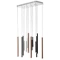 Pikkukuva 3 / 11: BRILLIANT lamppu cembalo LED-riippuvalaisin 14 liekin ruskea / kahvi | 14x 4W integroitu LED, 293lm, 3000K | Himmennettävä kolmessa vaiheessa seinäkyt