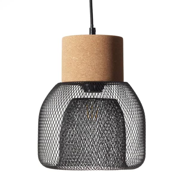 BRILLIANT lampuu Tasainen riippuvalaisin 1-liekkinen musta matta | 1x A60, E27, 40W, gf normaalit lamput n, Ent, | Kaapelia voidaan lyhentää | Sopii L