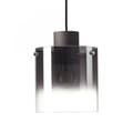 Pikkukuva 8 / 10: BRILLIANT lampuu Beth riippuvalaisin 20 cm kahvi / savulasi | 1x A60, E27, 60W, gf normaalit lamput n, Ent, | Säädettävä korkeus / kaapelia voidaan ly