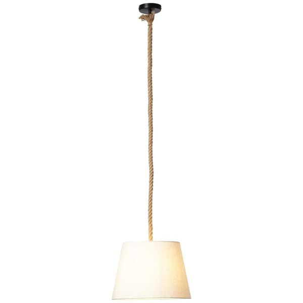 BRILLIANT Sailor pendel 35cm naturlig / hvid indendørs belysning, pendel | 1x A60, E27, 40W, egnet til standardlamper (medfølger ikke) | A ++ | Velegn