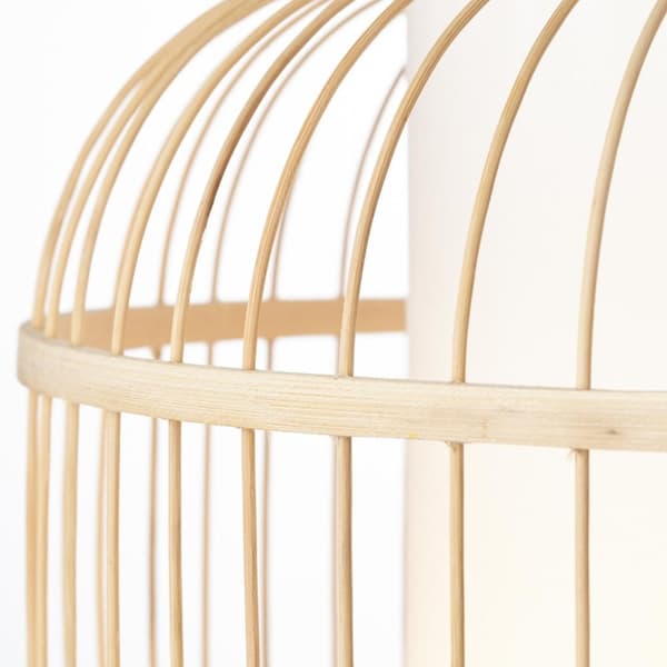 BRILLIANT Bones taklampa 40cm natur / vit inomhusbelysning, taklampor | 1x A60, E27, 40W, lämplig för vanliga lampor (ingår ej) | A ++ | Justerbar i h