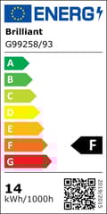 Pikkukuva 4 / 8: BRILLIANT Rafa LED-riippuvalaisin 3-liekki, pyöreä kromi / savulasihelat, riippuvalaisimet, pyöreä | 3x 5,67W integroitu LED, (valovirta: 528lm, valon