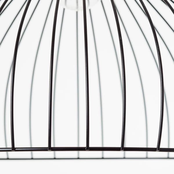 BRILLIANT lampe, Blacky loftslampe 40cm sort mat, 1x A60, E27, 40W, kabel kan afkortes/justeres i højden