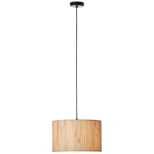 BRILLIANT lampe, Wimea loftlampe 35cm natur, 1x A60, E27, 52W, kabel kan afkortes/justeres i højden