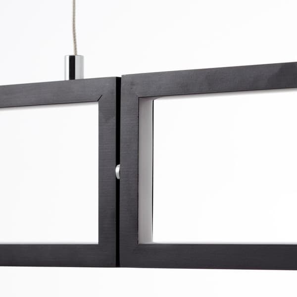 BRILLIANT lampe, Ranut LED pendelarmatur 3-flamme sort, 3x LED integreret, 11,3W LED integreret, (1067lm, 3000K), dæmpbar i 3 trin via vægkontakt