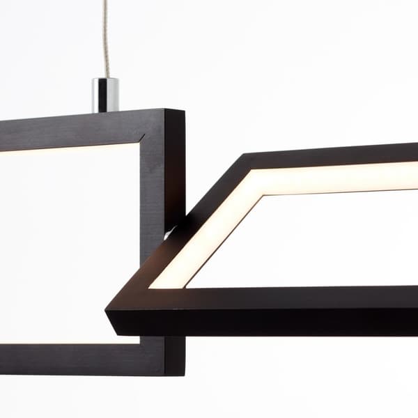 BRILLIANT lampe, Ranut LED pendelarmatur 3-flamme sort, 3x LED integreret, 11,3W LED integreret, (1067lm, 3000K), dæmpbar i 3 trin via vægkontakt