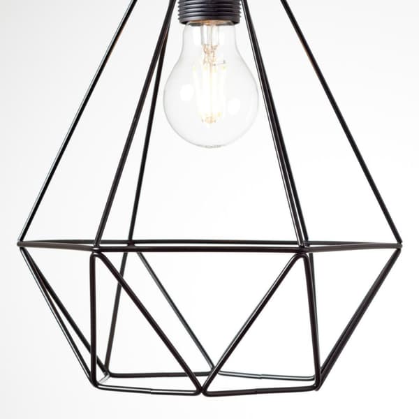 BRILLIANT lampe, Drewno loftlampe 25cm sort / træfarvet, 1x A60, E27, 25W, træ fra bæredygtigt skovbrug (FSC)