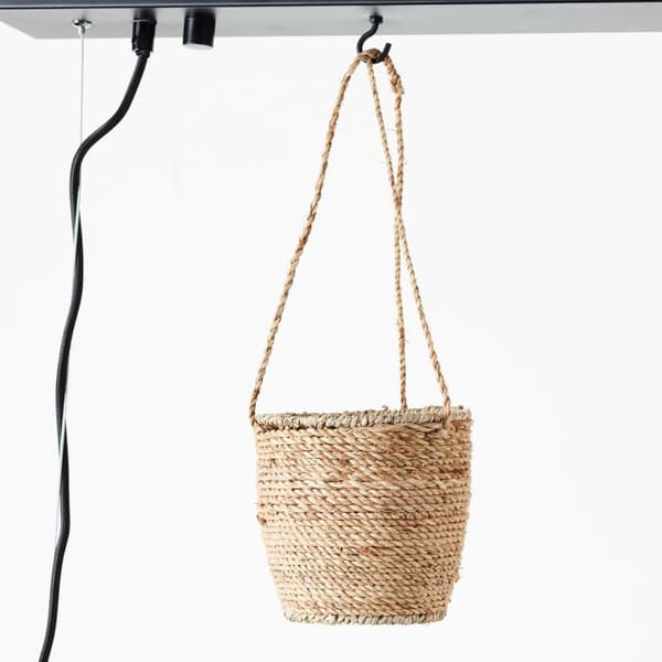 BRILLIANT lampe, Bankwood loftslampe 5-flammer sort / træfarvet, 5x A60, E27, 28W, træ fra bæredygtigt skovbrug (FSC)