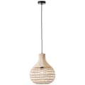 Miniatyrbild 5 av 8: BRILLIANT lampa, Southsea pendellampa 33cm natur/svart, 1x A60, E27, 25W, kabel kan förkortas/höjdjusterbar