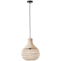 Miniatyrbild 2 av 8: BRILLIANT lampa, Southsea pendellampa 33cm natur/svart, 1x A60, E27, 25W, kabel kan förkortas/höjdjusterbar