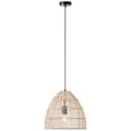 Pikkukuva 1 / 8: BRILLIANT lamppu, Minster kattovalaisin 35cm luonnollinen / valkoinen, 1x A60, E27, 25W, johto lyhennetty / korkeussäädettävä