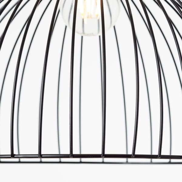 Brilliant | Blacky pendel 30cm mat sort | 1x A60, E27, 40W, egnet til normale lamper (medfølger ikke)