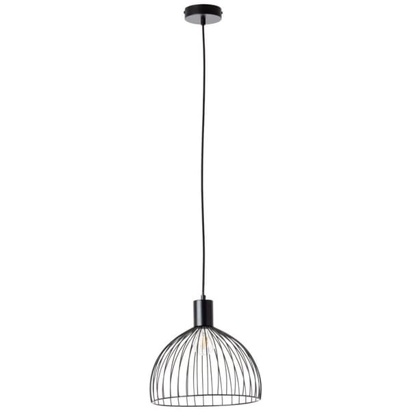 Brilliant | Blacky pendel 30cm mat sort | 1x A60, E27, 40W, egnet til normale lamper (medfølger ikke)