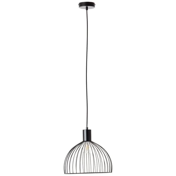 Brilliant | Blacky pendel 30cm mat sort | 1x A60, E27, 40W, egnet til normale lamper (medfølger ikke)