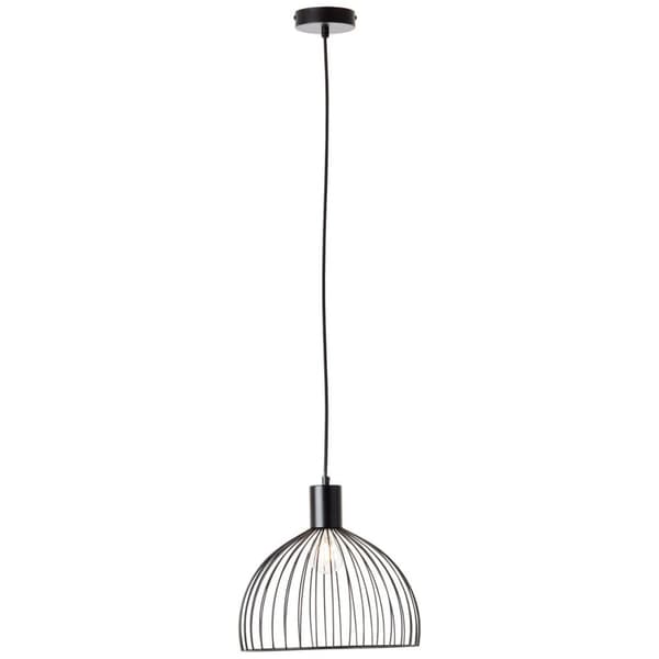 Brilliant | Blacky pendel 30cm mat sort | 1x A60, E27, 40W, egnet til normale lamper (medfølger ikke)