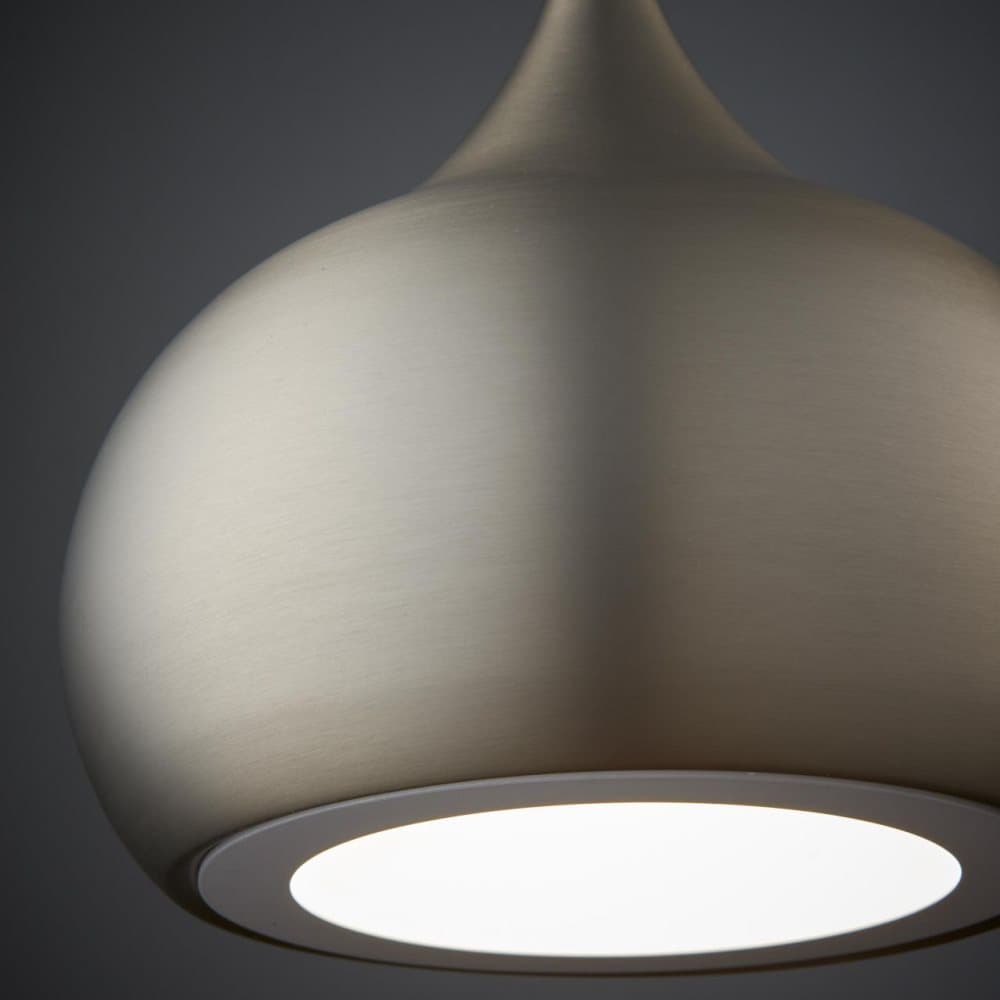 BRILLIANT lampa Adelice LED pendellampa 1-flammig nickel | 1x LED integrerad, 20W LED integrerad, (2100lm, 4000K)