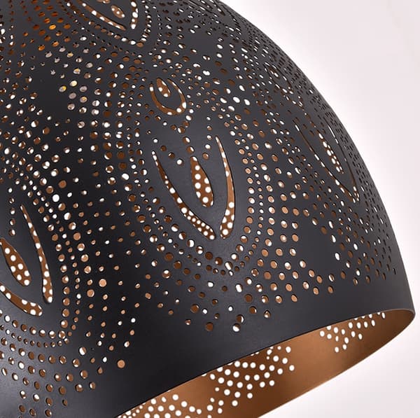 Loftslampe Dalary 25x41cm sort