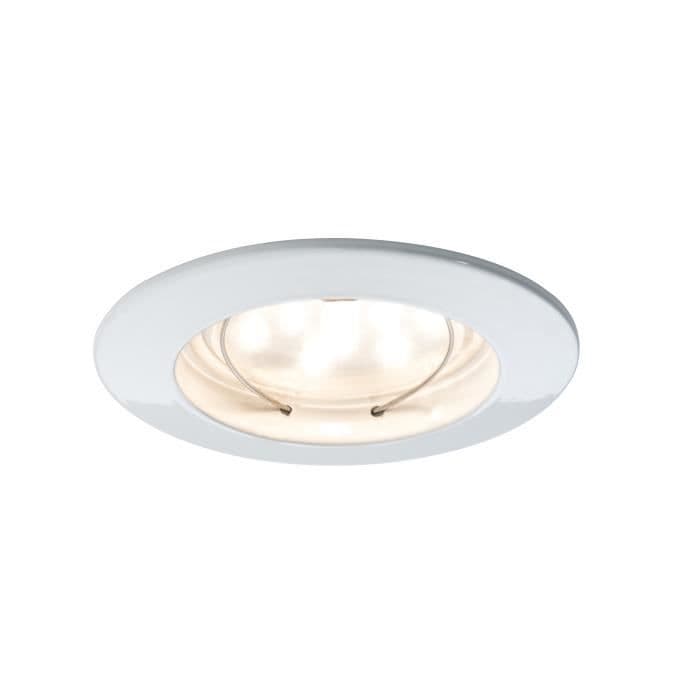 Paulmann 92754 LED infälld lampa Mynt rund 6,8W vit Set om 1