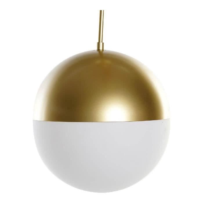 Hänglampa DKD Home Decor Metal Glas (30 x 30 x 60 cm)