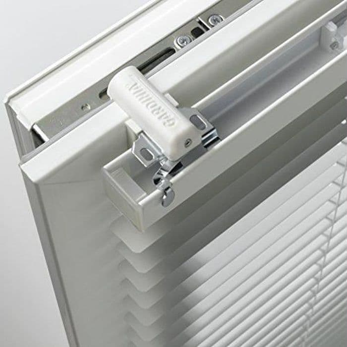 Gardinia Universalstöd för rullgardiner och persienner, 2 st, insexnyckel ingår, Montering utan skruvar och utan borrning,