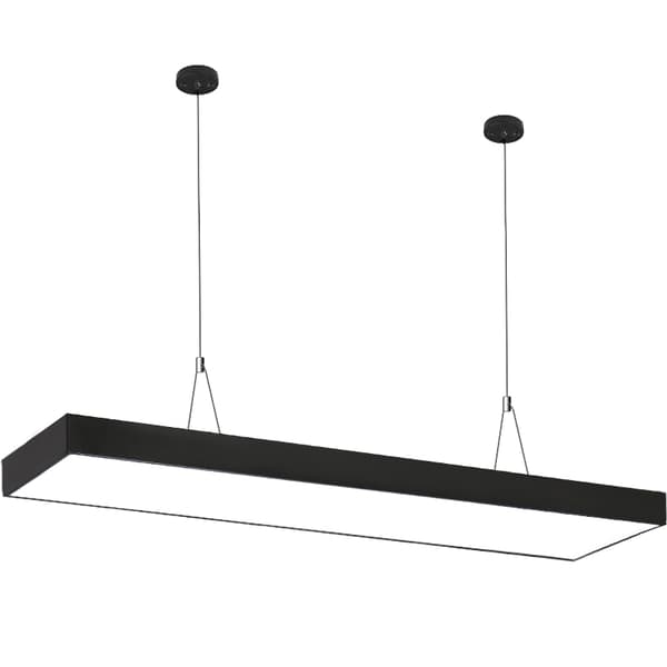 Loftslampe Evianna 120x7x6cm sort