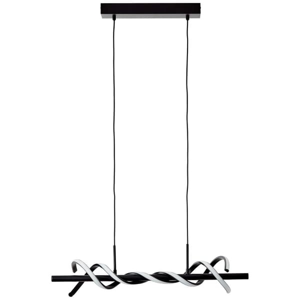 Brilliant Amalie LED-pendellampa 80cm svart, metall/plast, 1x LED integrerad, 16 W, (ljusflöde: 2100lm, ljusfärg: 3000K)