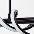 Miniatyrbillede 4 af 7: Brilliant Amalie LED pendel 95cm sort, metal/plastik, 1x LED integreret, 20 W, (lysstrøm: 2600lm, lysfarve: 3000K)
