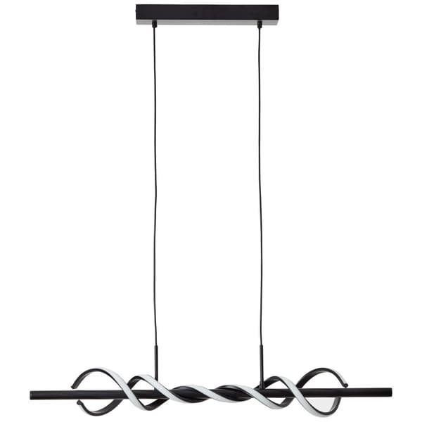 Brilliant Amalie LED pendel 95cm sort, metal/plastik, 1x LED integreret, 20 W, (lysstrøm: 2600lm, lysfarve: 3000K)
