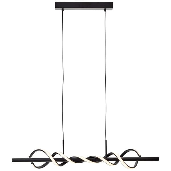 Brilliant Amalie LED pendel 95cm sort, metal/plastik, 1x LED integreret, 20 W, (lysstrøm: 2600lm, lysfarve: 3000K)