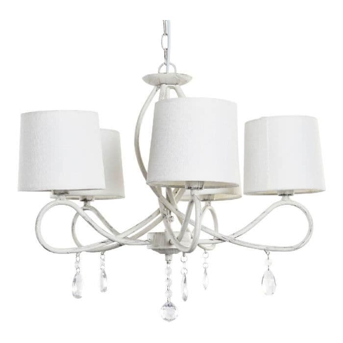 Hänglampa DKD Home Decor Polyester Akryl Metall (54 x 54 x 37 cm)