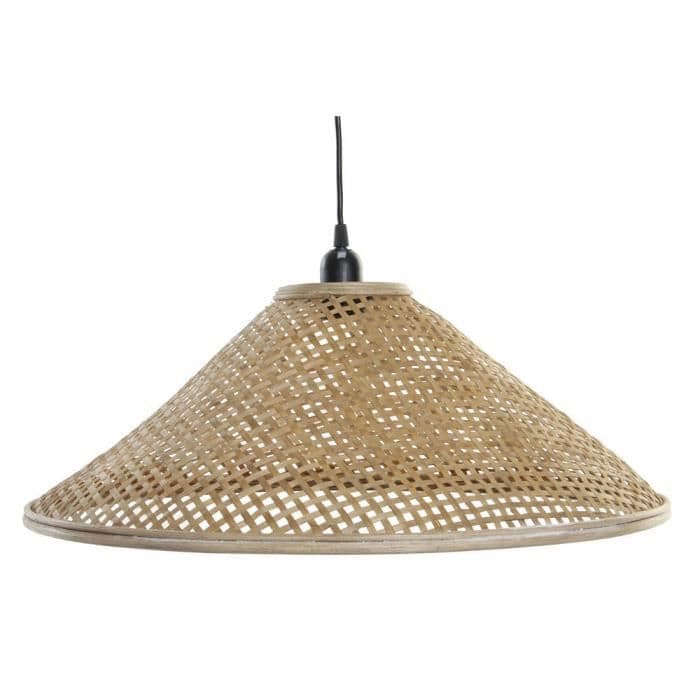 DKD Home Decor Pendellampa i rotting (55 x 55 x 21 cm)