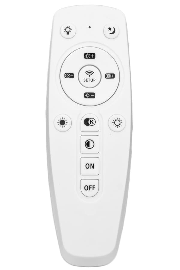 KRYSTAL LED LOFTSLAMPE APP1041-CP + FJERNBETJENING