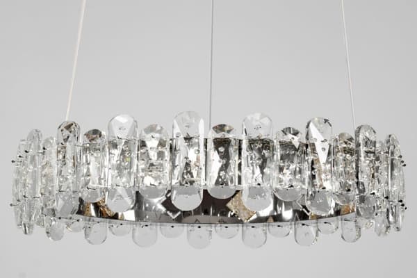 KRYSTAL LED LOFTSLAMPE APP1041-CP + FJERNBETJENING