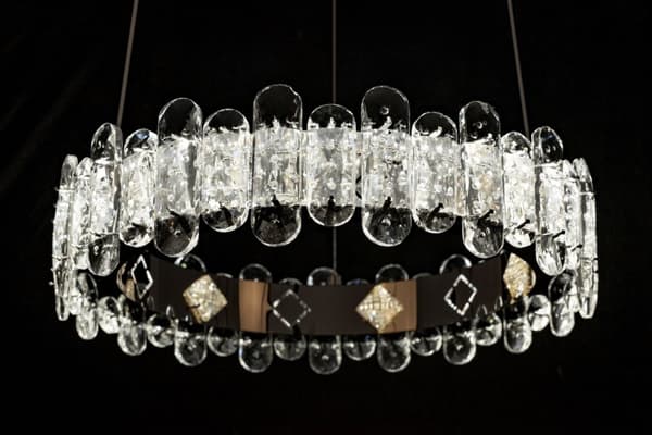 KRYSTAL LED LOFTSLAMPE APP1041-CP + FJERNBETJENING