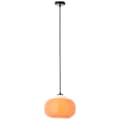 Miniatyrbild 1 av 8: Brilliant Blop taklampa 30cm orange glas/metall   1x A60, E27, 60 W, lämplig för normal lampa (ingår ej)