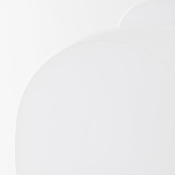 Brilliant Blop taklampa 30cm vit glas/metall   1x A60, E27, 60 W, lämplig för normal lampa (ingår ej)
