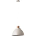 Miniatyrbillede 2 af 5: Brilliant Erena pendel 38cm taupe metal/træ   1x A60, E27, 60 W, egnet til normal lampe (medfølger ikke)
